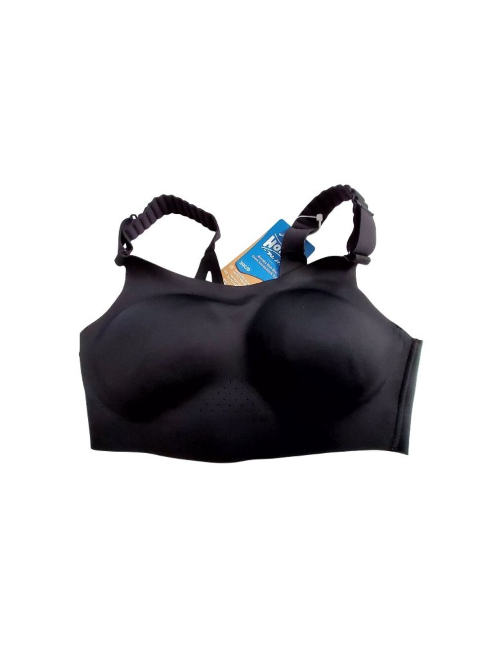 Brooks Womens Black Run Bra Size 30C/D-BC Functional & Breathable Sportswear
